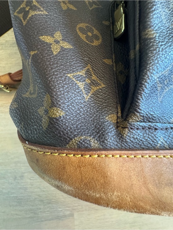 Vintage Louis Vuitton Monogram Montsouris GM Backpack-Auth. LV Drawstring- COA main image 5